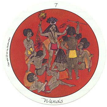Seven of Wands Seven of Wands